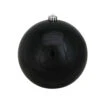 Northlight Shiny Jet Black Shatterproof Christmas Ball Ornament 8" (200mm) 1 Northlight Shiny Jet Black Shatterproof Christmas Ball Ornament 8" (200mm) -Christmas Decoration Store northlight lj35033 32057.1588357403