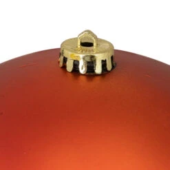 Northlight Burnt Orange Matte Shatterproof Christmas Ball Ornament 8" (200mm) -Christmas Decoration Store northlight lj35034 1 53076.1608780006