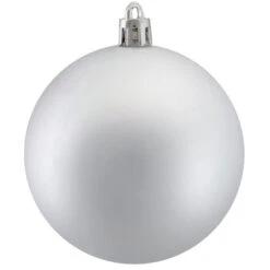 Northlight 32ct Matte Silver Shatterproof Christmas Ball Ornaments 3.25" (80mm) 7 Northlight 32ct Matte Silver Shatterproof Christmas Ball Ornaments 3.25" (80mm) -Christmas Decoration Store northlight lj35285 2updated 20424.1628868900