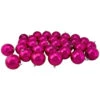 Northlight 32ct Magenta Pink Shatterproof Shiny Christmas Ball Ornaments 3.25" (80mm)