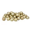 Northlight 32ct Matte Champagne Gold Shatterproof Christmas Ball Ornaments 3.25" (80mm) 1 Northlight 32ct Matte Champagne Gold Shatterproof Christmas Ball Ornaments 3.25" (80mm) -Christmas Decoration Store northlight lj35332updated 10267.1629301023