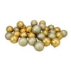 Northlight 60ct Vegas Gold Shatterproof 4 Finish Christmas Ball Ornaments 2.5" (60mm) -Christmas Decoration Store northlight lj35426updated 86909.1665590917