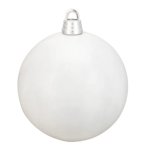 Northlight Shiny White Shatterproof Christmas Ball Ornament 12" (300mm) 3 Northlight Shiny White Shatterproof Christmas Ball Ornament 12" (300mm)