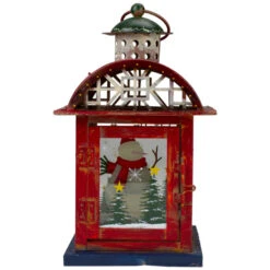 Northlight Red, White And Gray Snowman "WELCOME" Christmas Lantern 9.75" 10 Northlight Red, White And Gray Snowman "WELCOME" Christmas Lantern 9.75" -Christmas Decoration Store northlight lk27673 1 19443.1588362466
