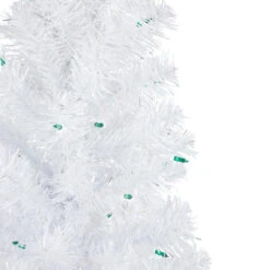 Northlight 3' Pre-Lit Medium White Pine Artificial Christmas Tree - Green Lights -Christmas Decoration Store northlight m88686 2 16580.1669797775