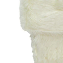 Northlight 20" Ivory White Super Soft Faux Fur Decorative Christmas Stocking -Christmas Decoration Store northlight n35675 4 86198.1665590921
