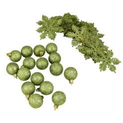 Northlight 125ct Green Shatterproof 3-Finish Tropical Christmas Ornaments 5.5" (140mm) 9 Northlight 125ct Green Shatterproof 3-Finish Tropical Christmas Ornaments 5.5" (140mm) -Christmas Decoration Store northlight n512513 3 72359.1588344785