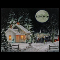 Northlight LED Fiber Optic Lighted Santa Claus Coming To Town Christmas Wall Art 15.75" X 12" 8 Northlight LED Fiber Optic Lighted Santa Claus Coming To Town Christmas Wall Art 15.75" X 12" -Christmas Decoration Store northlight nj16543 2 20506.1587644272