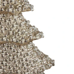 Northlight 20.5" Clear Beads And Gold Glitter Christmas Tree -Christmas Decoration Store northlight nl00325 2 81189.1681212836