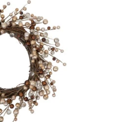 Northlight Burgundy And Silver Ball Christmas Ornament Twig Wreath, 20-Inch, Unlit 7 Northlight Burgundy And Silver Ball Christmas Ornament Twig Wreath, 20-Inch, Unlit -Christmas Decoration Store northlight nl00373 2 updated 07668.1655486546