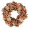 Northlight Autumn Harvest Glittered Rose Gold Pine Cone Artificial Thanksgiving Wreath - 13.5-Inch, Unlit 1 Northlight Autumn Harvest Glittered Rose Gold Pine Cone Artificial Thanksgiving Wreath - 13.5-Inch, Unlit -Christmas Decoration Store northlight nl00507 16816.1588356424