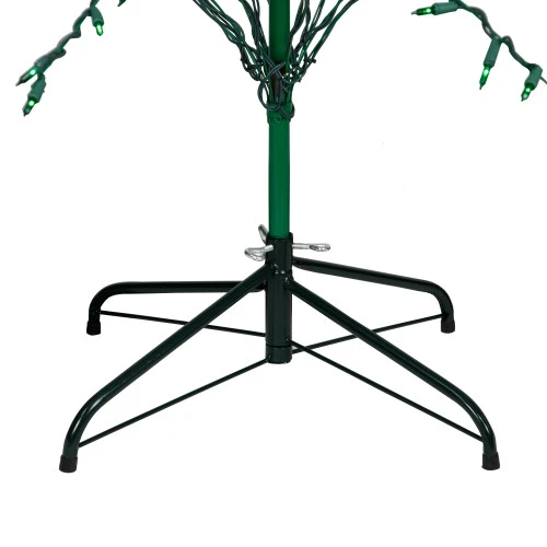 Northlight 6' Pre-Lit Green Cascade Twig Tree Christmas Outdoor Decor - Green Lights 7 Northlight 6' Pre-Lit Green Cascade Twig Tree Christmas Outdoor Decor - Green Lights - Image 5