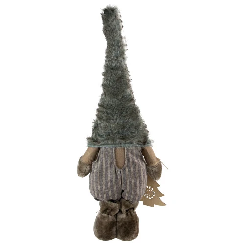 Northlight 33" Brown And White Woodland Gnome With Striped Pants Christmas Figurine 6 Northlight 33" Brown And White Woodland Gnome With Striped Pants Christmas Figurine - Image 4