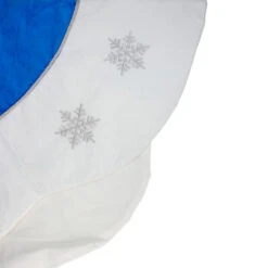Northlight 21.5" Blue And White Ford Scalloped Mini Christmas Tree Skirt -Christmas Decoration Store northlight nl03736 3 93715.1588356434