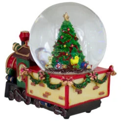 Northlight 8 Christmas Train With Tree Musical Snow Globe Tabletop Decoration -Christmas Decoration Store northlight pm27042 5 08548.1665610429