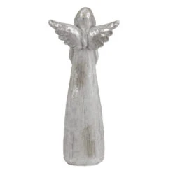 Northlight 11" Gray And Silver Faux Wood Grain Angel Christmas Figure 7 Northlight 11" Gray And Silver Faux Wood Grain Angel Christmas Figure -Christmas Decoration Store northlight q526337 4 76681.1643934151