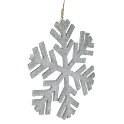 Northlight 11.75" Silver Glitter Drenched Snowflake Christmas Ornament 9 Northlight 11.75" Silver Glitter Drenched Snowflake Christmas Ornament -Christmas Decoration Store northlight q526353 2 56475.1688566827