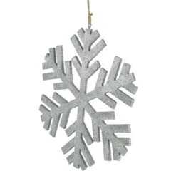 Northlight 11.75" Silver Glitter Drenched Snowflake Christmas Ornament 10 Northlight 11.75" Silver Glitter Drenched Snowflake Christmas Ornament -Christmas Decoration Store northlight q526353 3 36787.1688566827