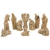 Northlight 11-Piece Speckled Brown Traditional Religious Christmas Nativity Set 22.75" -Christmas Decoration Store northlight qr58441 1 45852.1656091476