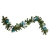Northlight 6' X 9" Peacock Feather And Poinsettia Artificial Christmas Garland, Unlit 2 Northlight 6' X 9" Peacock Feather And Poinsettia Artificial Christmas Garland, Unlit -Christmas Decoration Store northlight s84846 updated 81969.1653069073