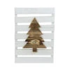 Northlight 15.75" Wood Tree On White Pallet Inspired Frame Christmas Wall Hanging -Christmas Decoration Store northlight sh14612 01143.1587644187