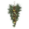 Northlight 31" Long Needle Pine With Winter Foliage And Stars Christmas Swag -Christmas Decoration Store northlight sh27130 04147.1588355113