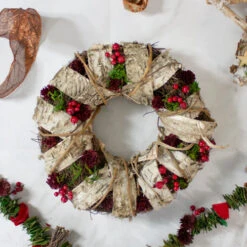 Northlight Natural Twig And Birch Wood Pine Cone Artificial Christmas Wreath - 13-Inch, Unlit -Christmas Decoration Store northlight sh36195 3 41856.1665610428