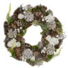 Northlight White Rose And Pine Cones Artificial Christmas Wreath, 13-Inch, Unlit 1 Northlight White Rose And Pine Cones Artificial Christmas Wreath, 13-Inch, Unlit -Christmas Decoration Store northlight sh36200 1 13848.1588355107