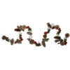 Northlight 5' X 4" Frosted Pine Cone, Twig, Berry And Wooden Rose Artificial Christmas Garland - Unlit - 31748436 -Christmas Decoration Store northlight sh36202 1 14908.1588355092
