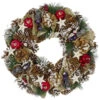Northlight Frosted Berries, Fruit And Pine Cone Artificial Christmas Wreath - 10.5-Inch, Unlit -Christmas Decoration Store northlight sh36226 1 44439.1587643942