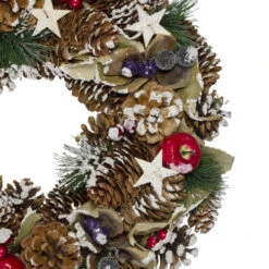 Northlight Frosted Berries, Fruit And Pine Cone Artificial Christmas Wreath - 10.5-Inch, Unlit 7 Northlight Frosted Berries, Fruit And Pine Cone Artificial Christmas Wreath - 10.5-Inch, Unlit -Christmas Decoration Store northlight sh36226 2 25590.1587643942