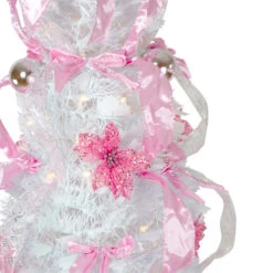 Northlight 6' Pre-Lit White And Pink Pre-Decorated Pop-Up Artificial Christmas Tree -Christmas Decoration Store northlight sm27459 1 32154.1588952283