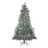 Northlight 6.5' Pre-Lit Medium Flocked Winema Pine Artificial Christmas Tree - Clear Lights -Christmas Decoration Store northlight sp15063 83448.1587644263