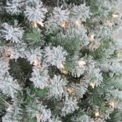 Northlight 9' Pre-Lit Flocked Winema Pine Artificial Christmas Tree - Clear Lights -Christmas Decoration Store northlight sp15065 2 32105.1587643028