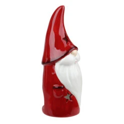 Northlight 8.25 Red Ceramic Christmas Star Gnome Tealight Candle Holder -Christmas Decoration Store northlight tc28051 1 28635.1664379665