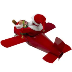 Northlight 32" Waving Santa Delivering Presents On A Plane Christmas Decoration 11 Northlight 32" Waving Santa Delivering Presents On A Plane Christmas Decoration -Christmas Decoration Store northlight tj27582 4 30080.1665610433