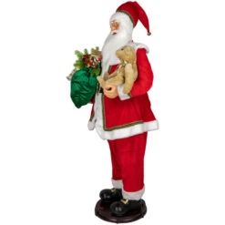 Northlight 5' Deluxe Traditional Animated And Musical Dancing Santa Claus Christmas Figure 10 Northlight 5' Deluxe Traditional Animated And Musical Dancing Santa Claus Christmas Figure -Christmas Decoration Store northlight tj38540 2 25755.1680803016