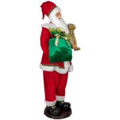 Northlight 5' Deluxe Traditional Animated And Musical Dancing Santa Claus Christmas Figure 11 Northlight 5' Deluxe Traditional Animated And Musical Dancing Santa Claus Christmas Figure -Christmas Decoration Store northlight tj38540 3 59873.1680803014