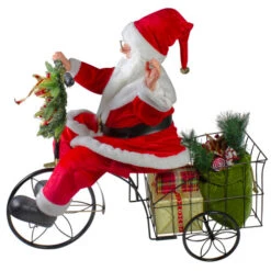 Northlight 32" Pre-Lit LED Animated And Musical Santa Claus Riding A Tricycle Christmas Figurine 8 Northlight 32" Pre-Lit LED Animated And Musical Santa Claus Riding A Tricycle Christmas Figurine -Christmas Decoration Store northlight tj38542 2 11391.1587645151