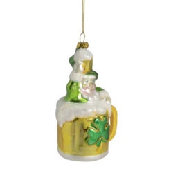 Northlight 5" Leprechaun In A Beer Mug Glass Christmas Ornament -Christmas Decoration Store northlight tr01849 2 updated2022 90178.1665610422
