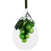 Northlight 6" Green Grape Cluster In Teardrop Glass Cloche Christmas Ornament -Christmas Decoration Store northlight tr01859 b 3 updated 64078.1682510988