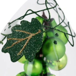 Northlight 6" Green Grape Cluster In Teardrop Glass Cloche Christmas Ornament -Christmas Decoration Store northlight tr01859 b 5 updated 39240.1682510989