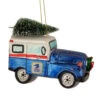 Northlight 5" Blue And White "U.S. Mail" Service Truck With Tree Glass Christmas Ornament -Christmas Decoration Store northlight tr15206 updated2022 42925.1665260519