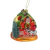 Northlight 4" Festive Red And Green Barn With Roof Glass Christmas Ornament -Christmas Decoration Store northlight tr26263 24274.1665610739