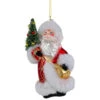 Northlight 6.25" Santa Claus With Christmas Tree Glass Ornament -Christmas Decoration Store northlight tr83477 1 40236.1688826524