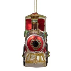 Northlight 5.5" Red And Green Train Glittered Glass Christmas Ornament -Christmas Decoration Store northlight tr83481 2 38174.1665590921