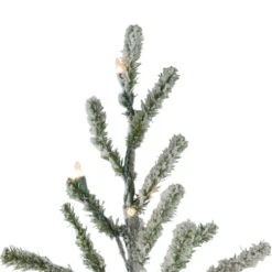 Northlight 5' Pre-Lit Medium Flocked Alpine Twig Artificial Christmas Tree - Warm White Lights -Christmas Decoration Store northlight v04006 2 22198.1588350238