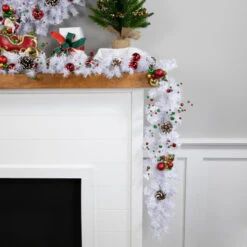 Northlight 100' X 8" Commercial Length White Canadian Pine Artificial Christmas Garland, Unlit -Christmas Decoration Store northlight v042672c20v042652c20v04273 styled 2 63862.1690296403