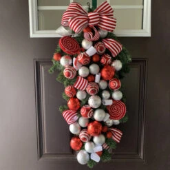 Northlight 32" Colorado Spruce Artificial Christmas Teardrop Swag - Unlit -Christmas Decoration Store northlight v15100 cxpic 55351.1668846666