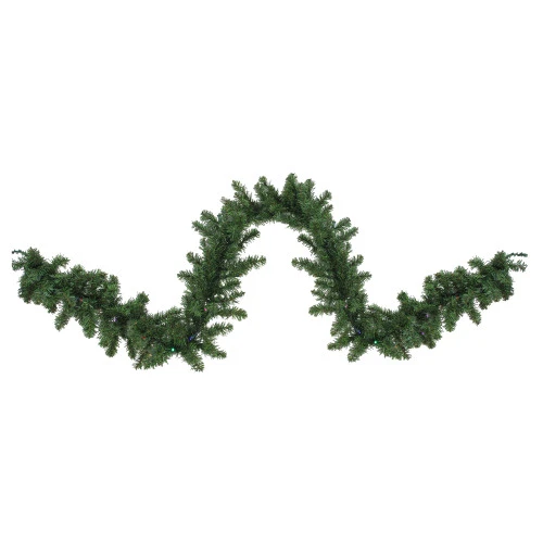 Northlight 9' X 10" Green Pre-Lit Battery Operated LED Pine Artificial Christmas Garland - Multi Lights 3 Northlight 9' X 10" Green Pre-Lit Battery Operated LED Pine Artificial Christmas Garland - Multi Lights